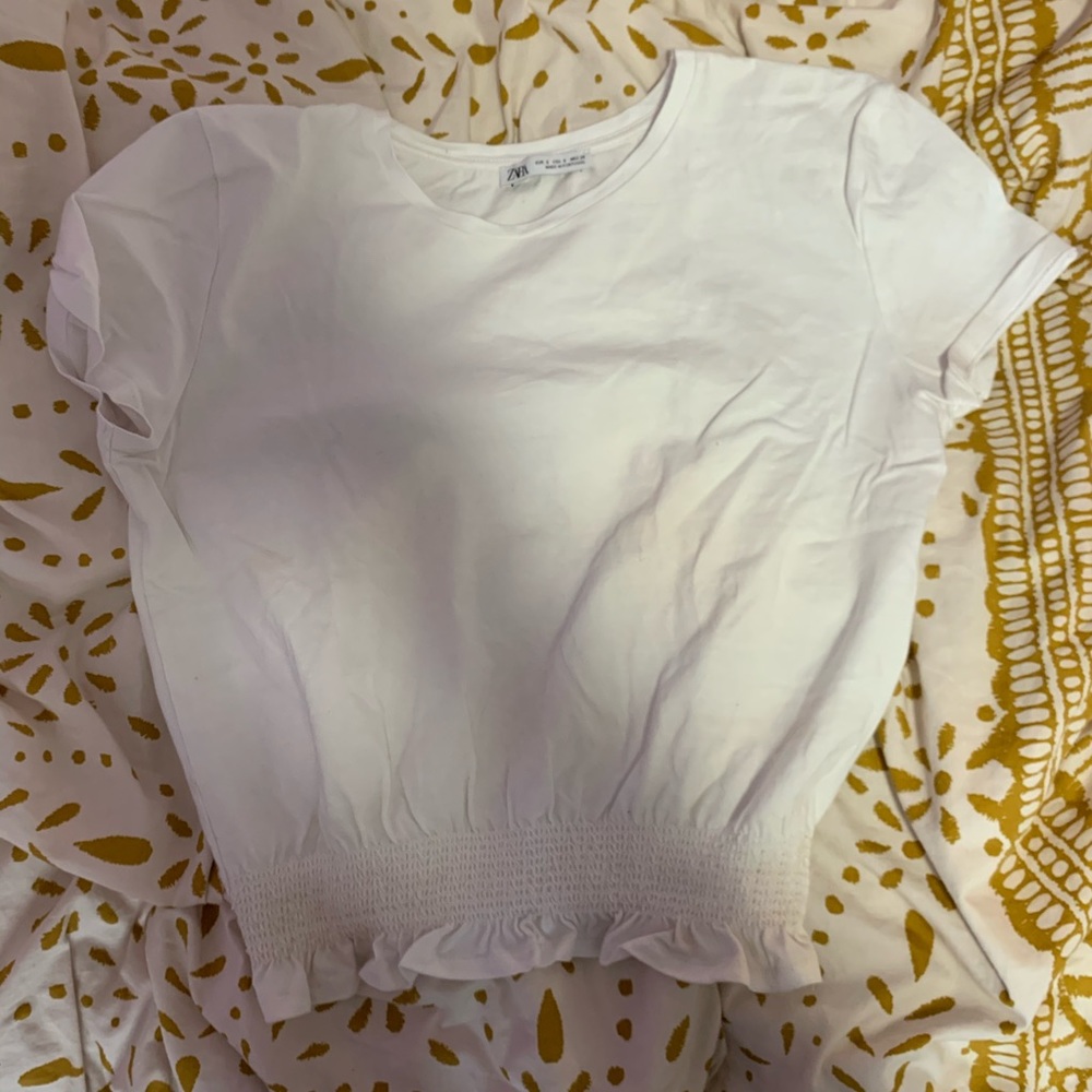 zara ruched top